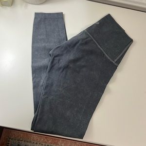 Lululemon Wunder Under HR 25’ Luxtreme Washed Moon Blue